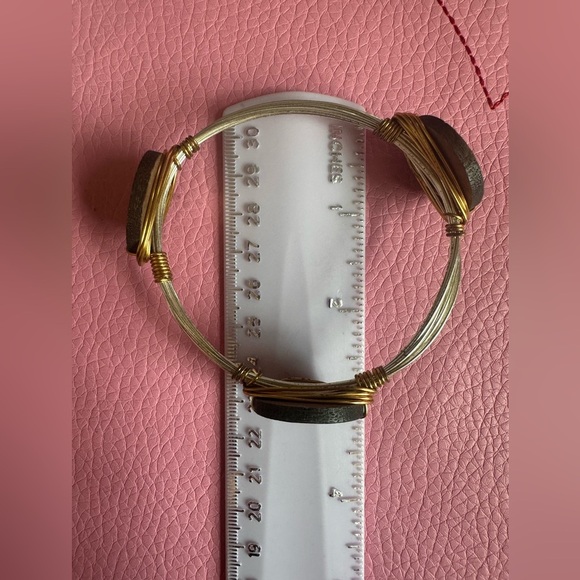 Boykin Spaniel Wood and Metal Bangle Bracelet - Picture 4 of 7